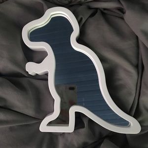 Super cute small Dinosaur mirror .